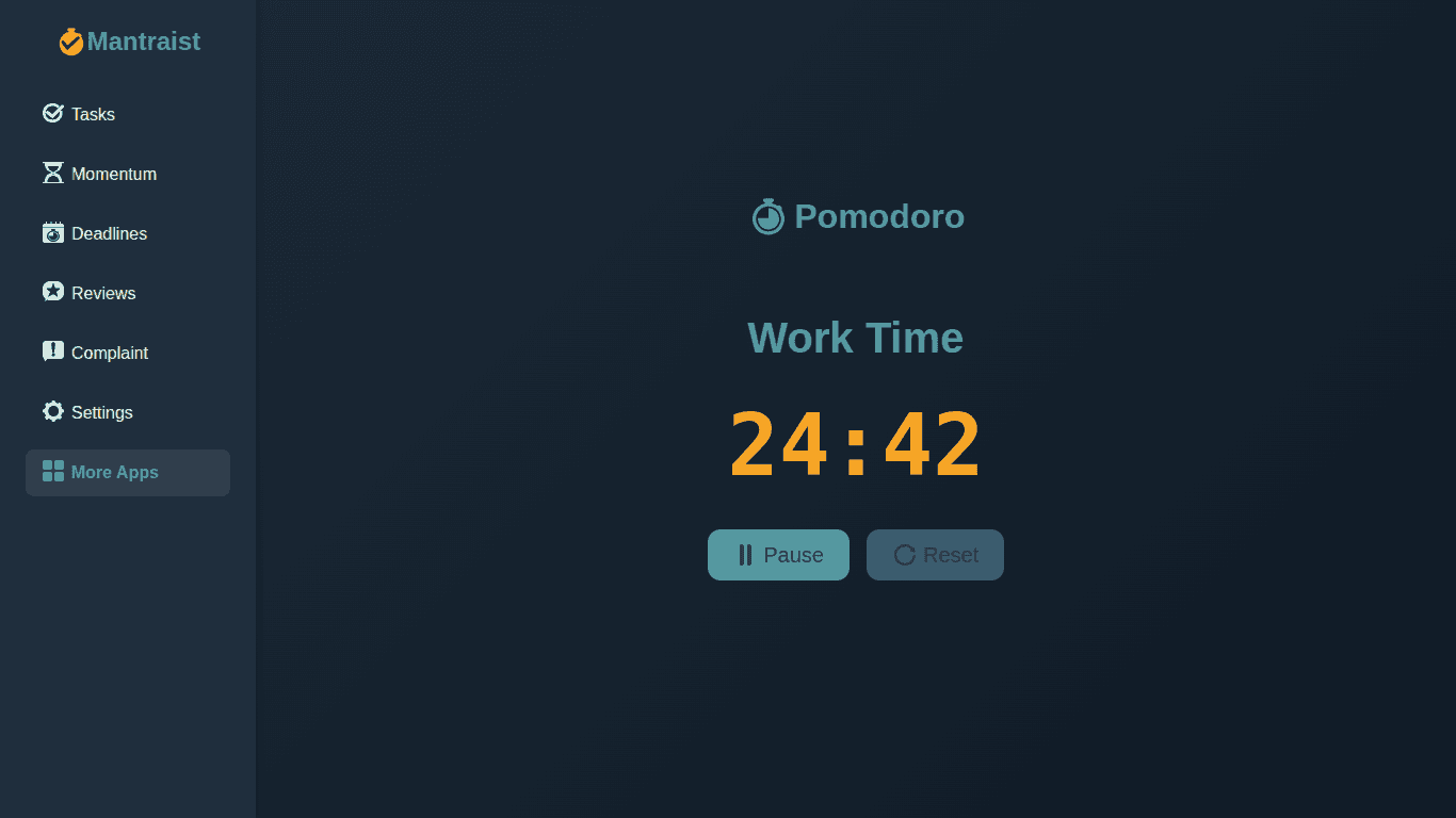 Mantraist Pomodoro